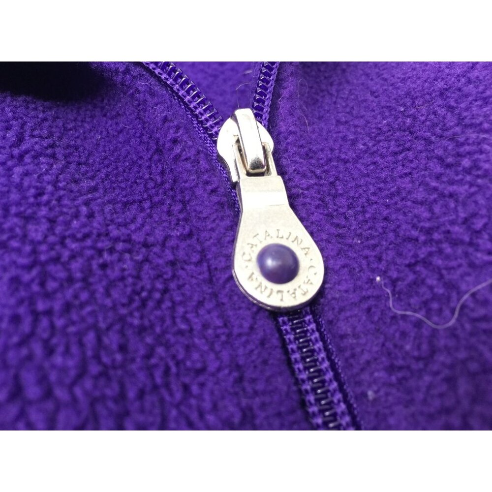 Girl's Catalina Outerwear Purple Zippered Coat/Jacket (Size 14/16) - Picture 8 of 10